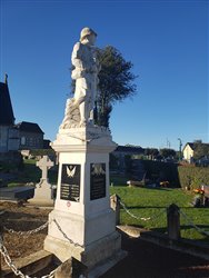 Le monument aux Morts<br>Saint-Aubin-de-Crétot